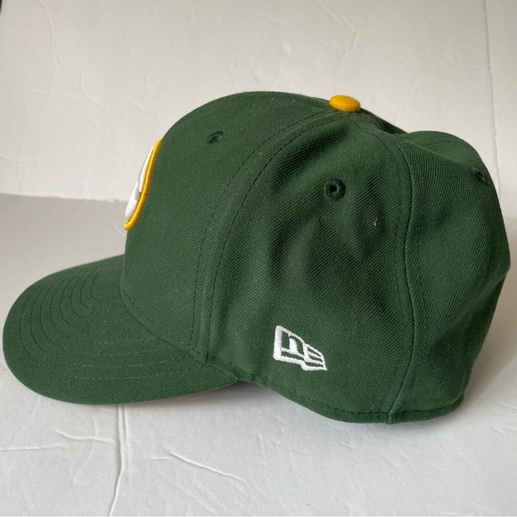 Green Bay Packers NFL Green New Era Fitted Hat/Cap Mens 7 5/8 - Picture 2 of 6